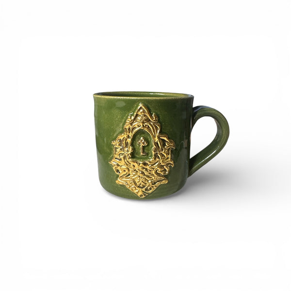 Victorian Key Cameo Mug (Real Gold Plated)