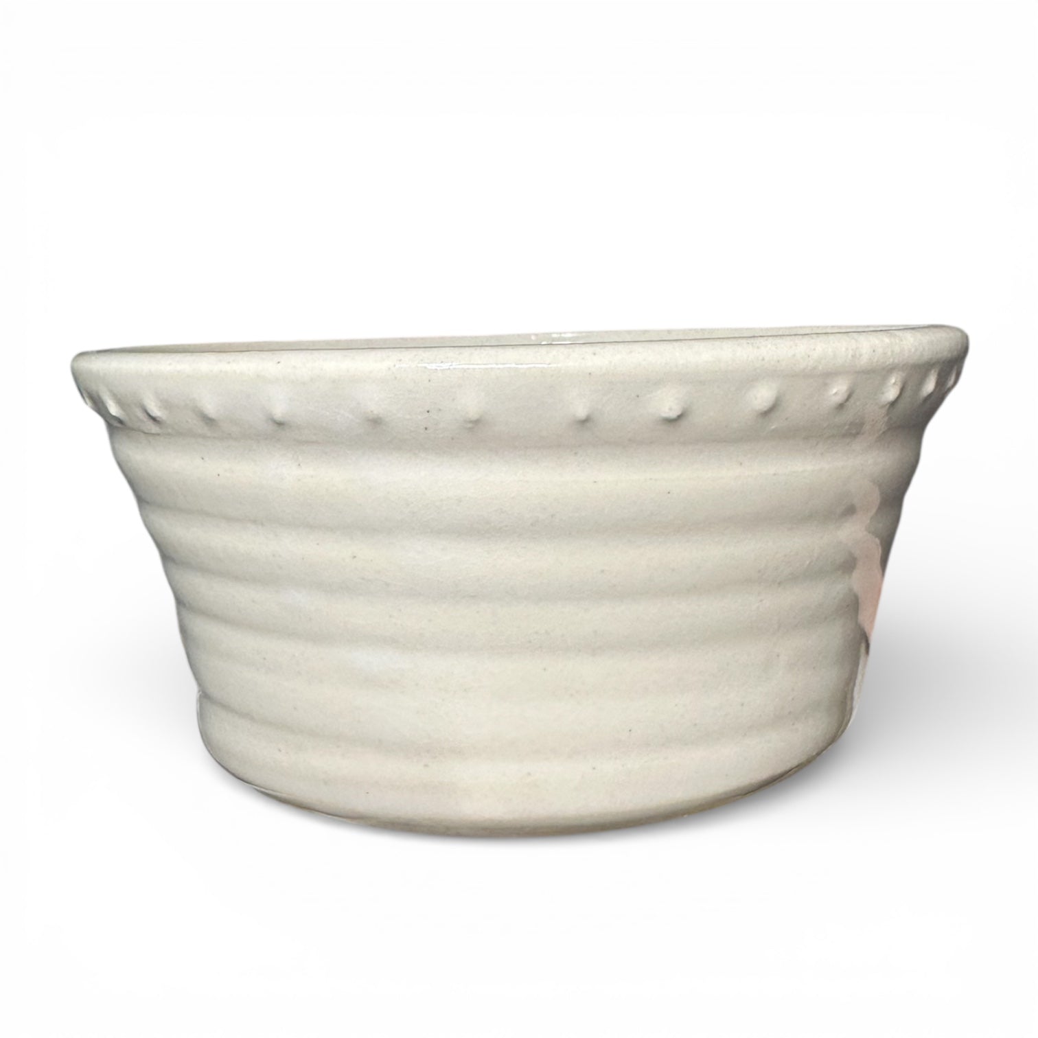 Antique White Dotted Bowl